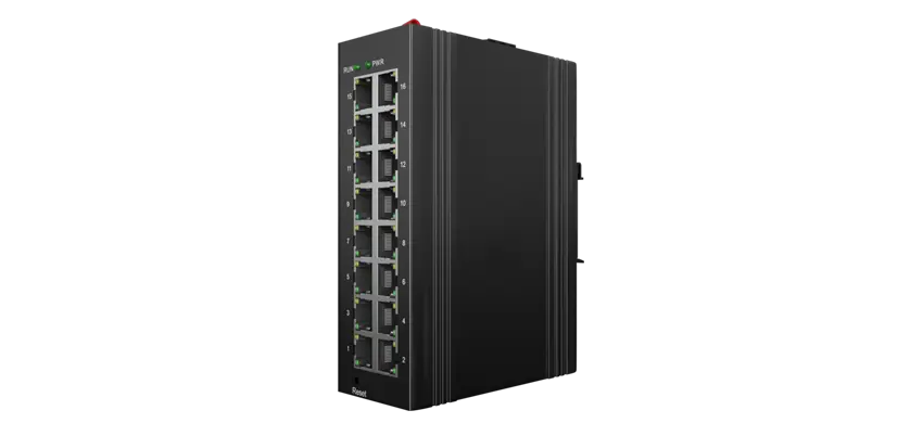 Industrieller verwaltete Schalter 16x0/100M RJ45