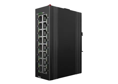 Industrieller verwaltete Schalter 16x0/100M RJ45