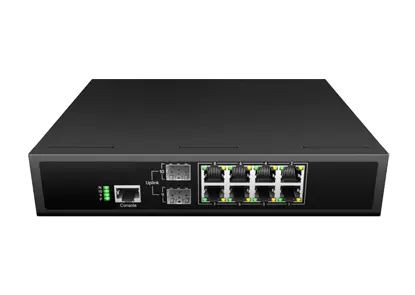 L3 Lite Verwaltet Ethernet-Schalter 8x1G RJ45, 2x1G SFP
