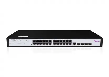 Verwaltet Ethernet-Schalter mit 24 × GE TX-Ports, 4 × 100/1000M SFP-Ports