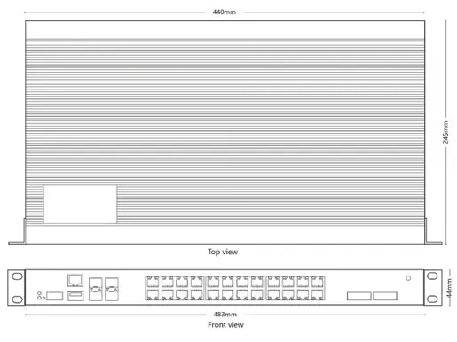1000 Base-T PoE Managed Industrial Switch