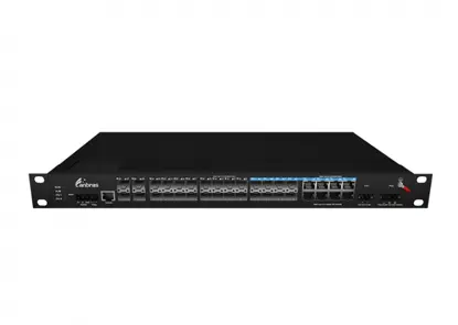 4x10G Base-X, 16x1000 Base-X, 8x1000M Combo Managed Industrial Switch (PoE optional)