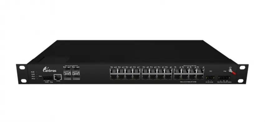 4x10G Base-X, 24x0/100/1000 Base-T verwaltete industrielle Ethernet-Schalter (PoE optional)
