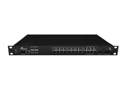 4x10G Base-X, 24x0/100/1000 Base-T verwaltete industrielle Ethernet-Schalter (PoE optional)