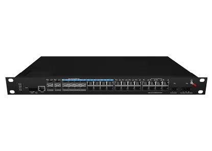 Industrieller Rack mount L3 verwaltete Ethernet-Schalter 16x1:0/100/1000M RJ45, 8x1000M Combo, 4x1000M SFP