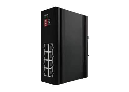 Industrieller Din-Rail-nicht mamaged Booster-PoE-Schalter 8x1/100Base-T