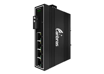 1x1000Base-X, 4x0/100/1000Base-T Industrieller Ethernet-Schalter (PoE optional