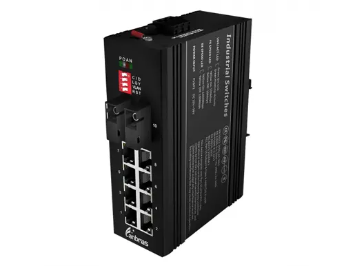 1000Base-T Industrial Ethernet Switch (PoE Optional)
