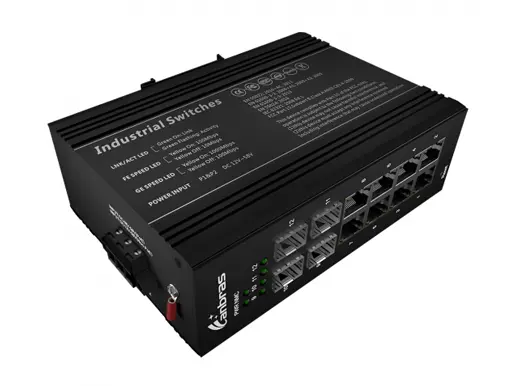 1000Base-T Industrial Ethernet Switch (PoE Optional)