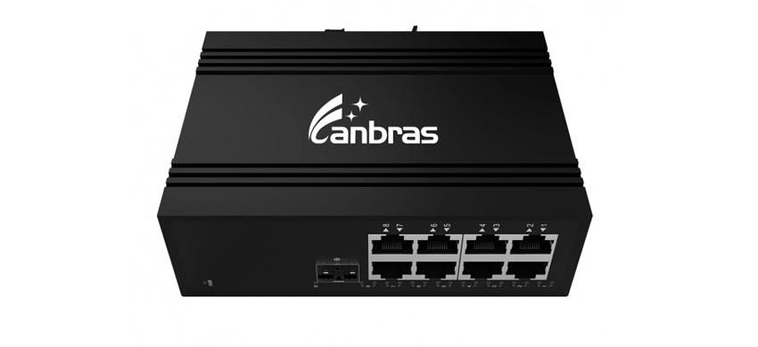 8x0/100/1000 Basis-T nicht verwalteter industrieller Schalter (PoE optional)