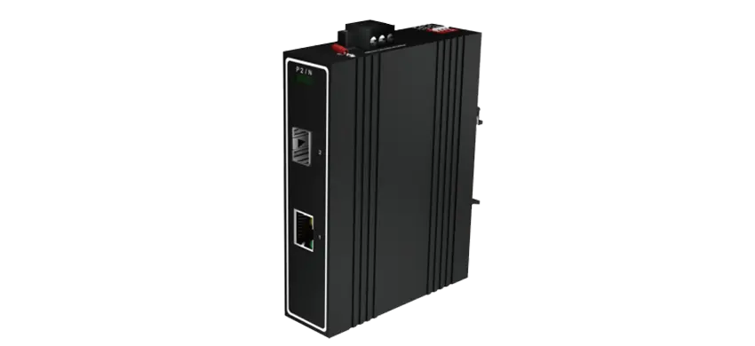 Industrieller nicht verwalteter Medien konverter 1x1000Base-X, 1x1:0/100/1000Base-T