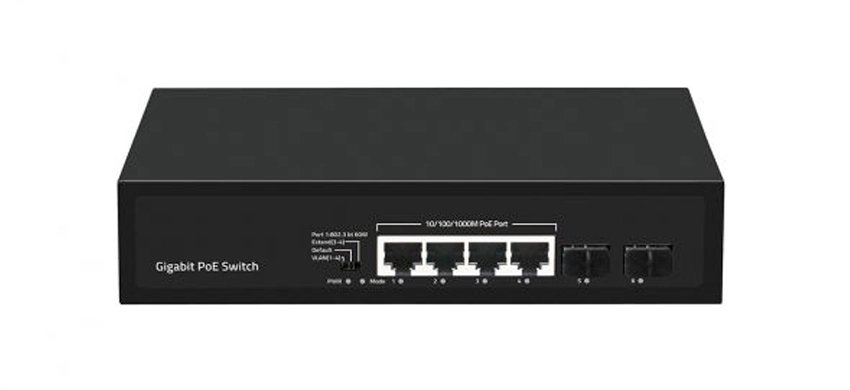 6 Port Gigabit AI PoE BT Schalter