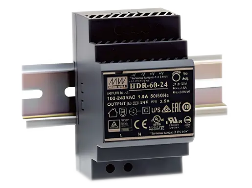 60W Ultra Slim Step Shape DIN Rail