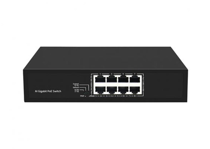 8 Port Gigabit AI PoE Schalter