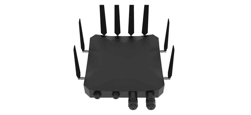 5G Industrie Router 1x1000M ETH WAN/LAN, 1x1000M ETH LAN 2 Micro-SIM-Slot & 2,4 GHz/5,8 GHz WIFI Supp