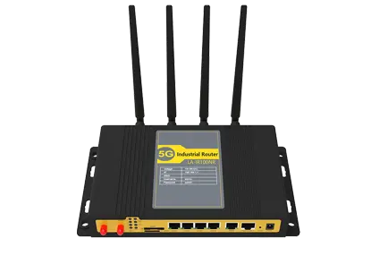 5G Industrie Router 1x1000M ETH WAN, 4x1000M ETH LAN 2 SIM-Slot & 2,4 GHz/5,8 GHz WIFI Unterstützung