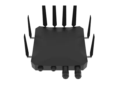 5G Industrie Router 1x1000M ETH WAN/LAN, 1x1000M ETH LAN 2 Micro-SIM-Slot & 2,4 GHz/5,8 GHz WIFI Supp