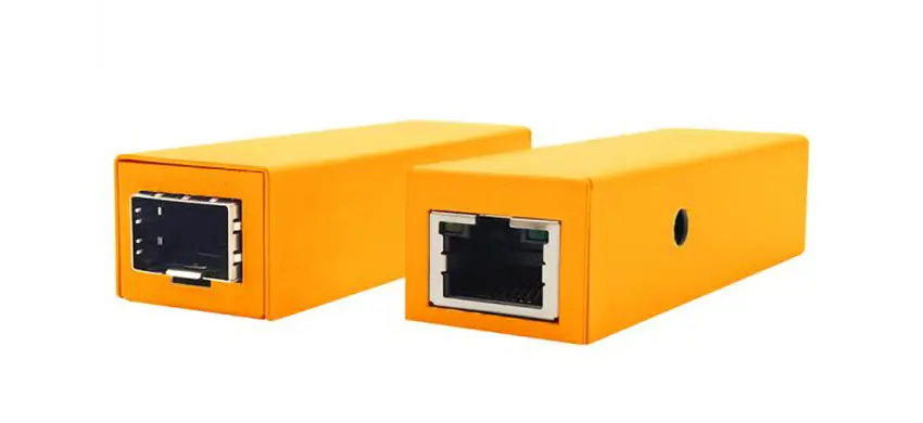 Ultra kompakter Gigabit-Medien konverter