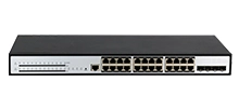 Stapelbarer L3 Lite Managed PoE-Schalter 24x0/100/1000M RJ45, 4x10G SFP