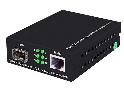 Gigabit DIP-Medien konverter 1000Base-X zu 10/100/1000Base-T