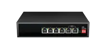 Nicht verwalteter AI PoE-Schalter 6x0/100/1000Base-T (4xPoE, Port1 BT60w)