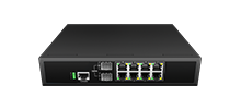 Schicht 3 Lite Verwaltet Ethernet-Schalter 2xGigabit SFP 8x1/100/1000Base-T