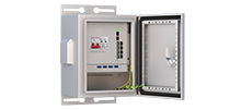 IP55 Outdoor Box, mit verwalteten industriellen Schalter 2x1000 Base-X, 8x0/100/1000 Base-T PoE