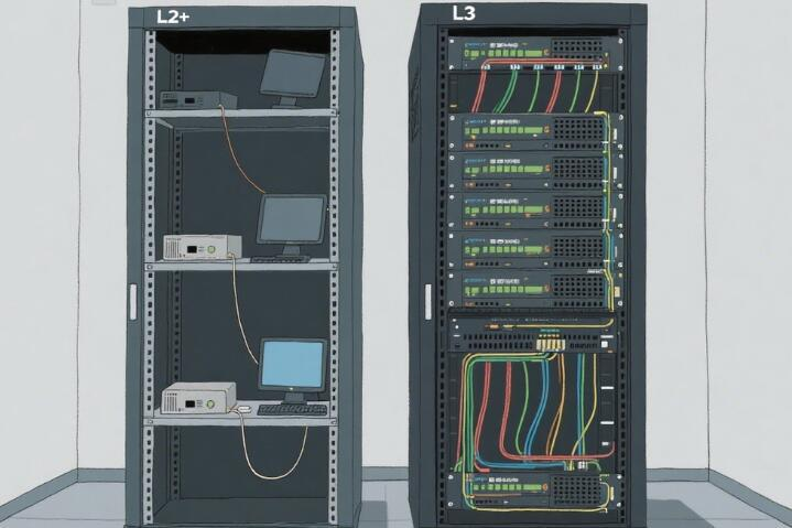 Was ist der Unterschied zwischen L2 Managed Switches und L3 Managed Switches?