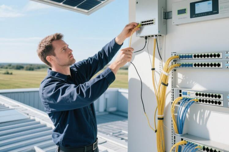 So installieren und pflegen Sie Solar-Netzwerk-Switches