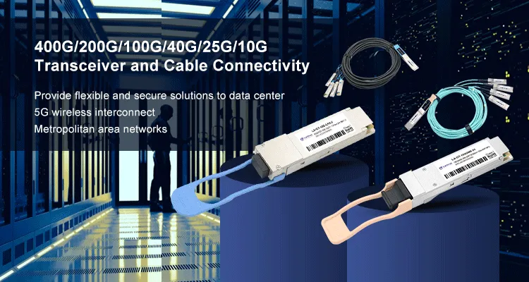 Transceiver-und Kabel konnektivität