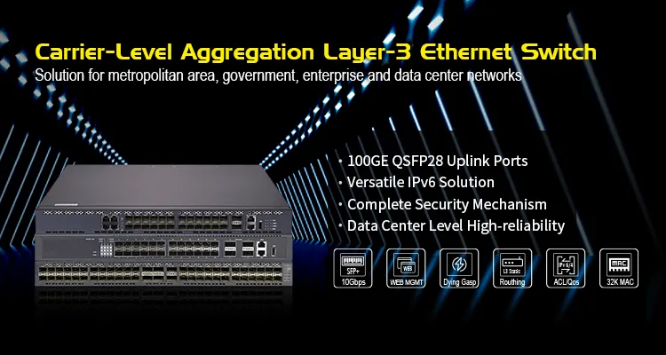 Carriere-Aggregation Laue3 Ethernet Switch