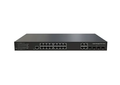 L3 Lite Verwaltet Ethernet-Schalter 16x0/100/1000Base-T, 4xGigabit Combo (RJ45/SFP)