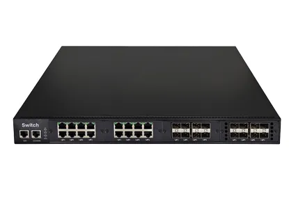 Schicht 3 Lite Verwaltet Ethernet-Schalter 16x1:0/100/1000M/2,5G/5G/10G RJ45, 16x10G SFP