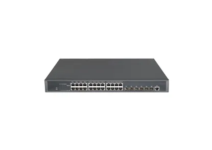 Stapelbarer Managed Switch mit 24GE TX-Ports, 6 x 10GE/GE SFP-Häfen
