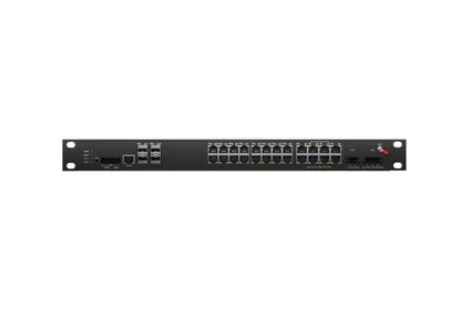 Rack mount Industrieller L3 Lite Managed PoE-Schalter 24x0/100/1000M RJ45 PoE , Uplink 4x10G SFP