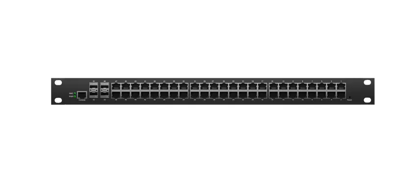 Rack mount Industrieller L3 Lite Managed PoE-Schalter 48x1:0/100/1000M RJ45 PoE , Uplink 4x10G SFP